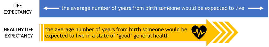 Healthy life expectancy explained